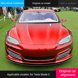 อะไหล่รถยนต์ใหม่ เหมาะสำหรับรถยนต์เทสล่า รุ่น <span class=keywords><strong>S</strong></span> ปี 15-22 ชุดแต่งรอบคันขนาดใหญ่ ชุดแต่งกันชนหน้า-หลัง สเกิร์ตข้าง และสเกิร์ตท้าย - Product Image 3