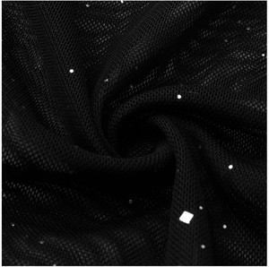 S-XXL nouveau été maille épissure Slim Fit Wrap hanche robe noir maille manches robes de soirée revers découpé robe - Product Image 6