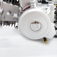 Ensemble moteur de moto 150cc, 4 temps, refroidissement par air, CDI, embrayage semi-automatique, 3 vitesses avant, 1 marche arrière, démarrage électrique, ATV, karting