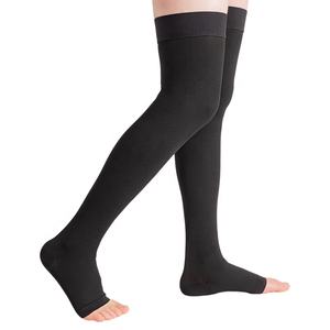 Fournisseur chinois en gros <span class=keywords><strong>de</strong></span> <span class=keywords><strong>bas</strong></span> <span class=keywords><strong>de</strong></span> <span class=keywords><strong>contention</strong></span> gradués anti-varices pour infirmières, avec hauteur cuisse - Product Image 4