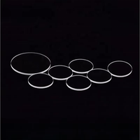 Usine OEM diamètre 42mm rond N-bk7 optique/k9 verre Transparent optique plaque de protection de fenêtre pour caméra projecteur