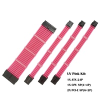 1 Set 30cm A-TX Basiques D'extension Câble Kit PC GPU Alim CPU Manches Fil Connecteurs Informatiques 24 BROCHES 8 BROCHES 6PIN 4 + 4PIN