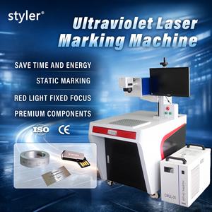 Machine de marquage de numéro de série de batterie, gravure laser fibre sur métal 30W, marquage permanent CE Styler - Product Image 2