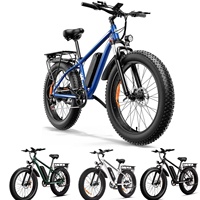 1000W usine en gros VTT électrique Ebike 48V moteur sans balais cadre en acier au carbone batterie au Lithium vélo tout-terrain 26"