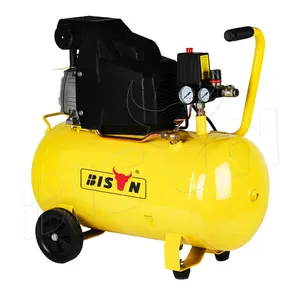 Bison China Direct Drive 8Bar Air Compressor Machines 50L 2.5Hp Direct Driven Air Compressor For Home Use