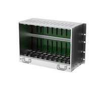 Boîtier de contrôle RDEKONO 19" 3U 6U PXI CPCI ATCA VPX avec guide de carte, indice de protection IP66, en aluminium extrudé pour applications ferroviaires et aérospatiales