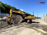 Pile montée par excavatrice de marteau de vibro de poignée latérale pour l'excavatrice 30ton