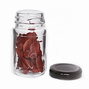 New <span class=keywords><strong>Custom</strong></span> 500ml <span class=keywords><strong>Glass</strong></span> Paragon <span class=keywords><strong>Jar</strong></span> với kim loại thiếc nắp màu trắng và màu đen nhựa vít nắp thủy tinh chai nước giải khát cho nước trái cây - Product Image 4