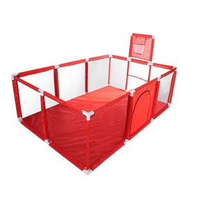 Parc de jeu en tissu pour enfants, piscine à balles d'intérieur, terrain de football, jouet de tir et de lancer pour bébé, clôture de sécurité pour enfant - Product Image 5