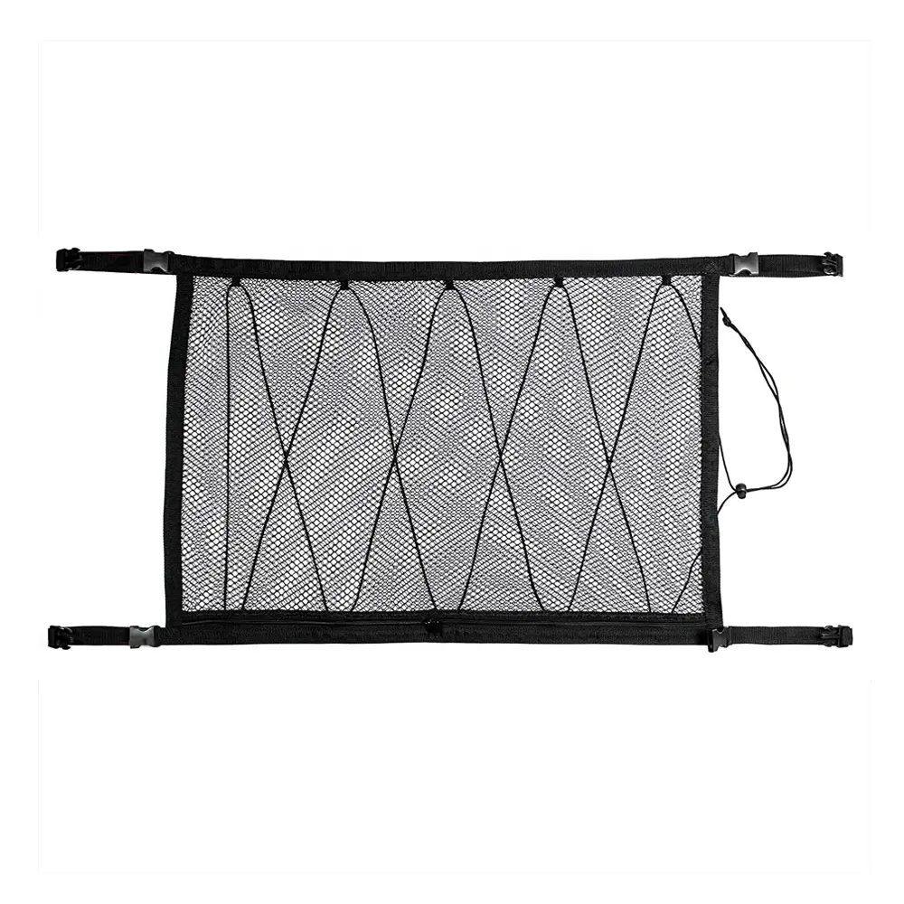 Doppels chicht Universal Auto Heck Fracht Aufbewahrung tasche Mesh Pocket Bag Autodach Decke Net Storage Organizer