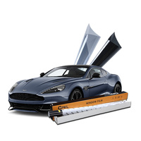 Película Universal para Ventanas de Auto de 2 Capas, Protección Solar Anti-Rotura para Ventanas Laterales IRR