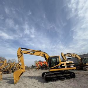 Excavadora de cadenas usada de bajo precio con bomba de paletas, modelo CAT320BL/320B, excavadora hidráulica de cadenas 2023, modelo 20 para motor 3066, cucharón de 1m³ - Product Image 4