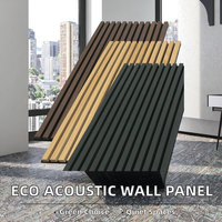 Panneaux acoustiques en mousse MDF écologiques au design moderne, insonorisants, pour décoration murale de bureau, 1.0 NRC