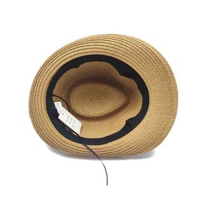 Chapeau de plage d'été <span class=keywords><strong>2022</strong></span>, casquette de Jazz pour femmes, bord court, Trilby <span class=keywords><strong>Panama</strong></span>, chapeau de paille Fedora - Product Image 5