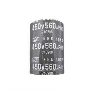 Condensateur à montage en surface (SMD) EKHS4H1VSN471MA45S, 470 µF, 20 %, 475 V, en aluminium, à connexion par trou, Distributeur agréé - Product Image 1