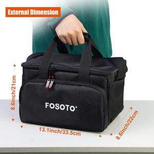 Borsa Professionale Portatile Fosoto per Fotocamera, Borsa a Tracolla per <span class=keywords><strong>Accessori</strong></span> <span class=keywords><strong>Canon</strong></span>, Sony A6000, A7 Iii, Nikon, Instax, Powershot - Product Image 5