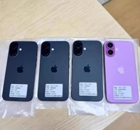 iPhone 16 Plus d'occasion 128 Go débloqué, smartphone de qualité A, téléphone portable de seconde main pour Apple 16 Plus