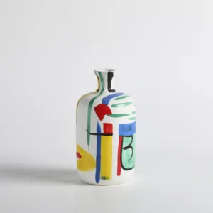 Vaso moderno irregolare in ceramica vasi nordici a forma di dimensioni personalizzate dipinti a mano per la decorazione domestica dell'interno