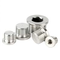Bouchon de tuyau à tête Allen en acier inoxydable de haute qualité, moulé sous haute pression, filetage NPT/BSPT