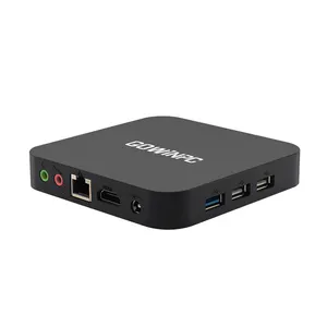 Atom dört çekirdekli küçük tv kutusu cep bilgisayar akıllı Z8350 mini pc