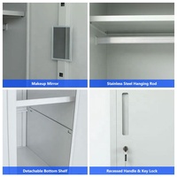 Armoire Métallique Démontable à 2 Portes en Acier Personnalisable pour Vestiaire, Personnel et Bureau – Vente en Gros