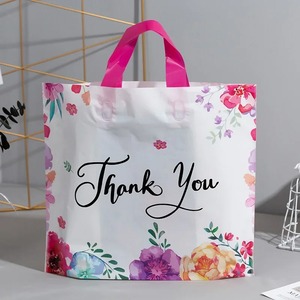 2026 Promotional Support Customised Color Eco Friendly Laminated Big PE Tote Shopping Bag