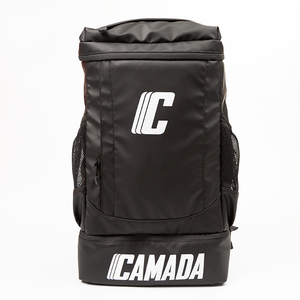 Customized Fashion Genuine Leather Large Capacity <strong>Lightweight</strong> Waterproof Nylon Lining Football Sports <strong>Backpack</strong> for Outdoor Use - Product Image 1