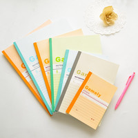 Cahier d'exercices scolaire personnalisé à prix abordable, carnet de composition pour étudiants, couverture rigide, reliure cousue, logo personnalisé, plusieurs couleurs de papier