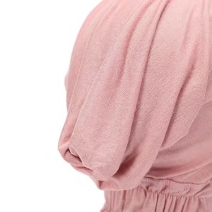 2022 vente en gros nouveau Design tissu modal Hijab casquette femmes musulmanes grand espace bambou Hijab casquette - Product Image 5