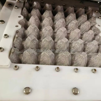Machine de fabrication de moules pour barquettes/cartons à œufs en pâte à papier recyclé, modèle HK, en aluminium/cuivre/plastique, certifiée qualité, procédé CNC