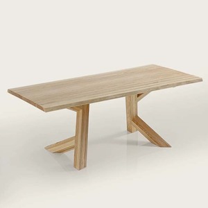 Ensemble table à manger et chaises <span class=keywords><strong>en</strong></span> bois de frêne massif pour petite maison ou hôtel/villa Mobilier de salle à manger simple et élégant - Product Image 4
