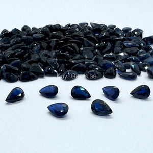 ไพลินสีฟ้าลูกแพร์ที่มีพลอยรูปลูกแพร์หลวมธรรมชาติได้รับการรับรองหลายขนาดขายส่งไพลินจำนวนมาก - Product Image 6