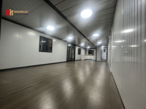 Sang trọng 40ft đúc sẵn biệt thự nhà 3 phòng ngủ container nhà với năng lượng mặt trời đèn an ninh Detector prefab nhà đồ nội thất nhà - Product Image 2