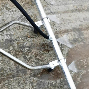 Fregadora de Pisos de Siete Orificios con Ruedas Fijas de Acero Inoxidable, Carro de Limpieza para Interiores - Product Image 4