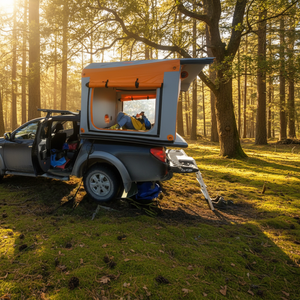 Tente de toit gonflable 1-3 personnes pliable pour <span class=keywords><strong>camping</strong></span> en voiture quatre saisons PVC imperméable pour voyages tout-terrain en plein air - Product Image 1