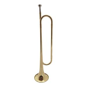 Cuerno juvenil Chapado en oro en <span class=keywords><strong>llave</strong></span> B para estudiantes un instrumento de latón Scout Bugle dirigido por estudiantes que se puede tocar Cuerno de latón amarillo - Product Image 5