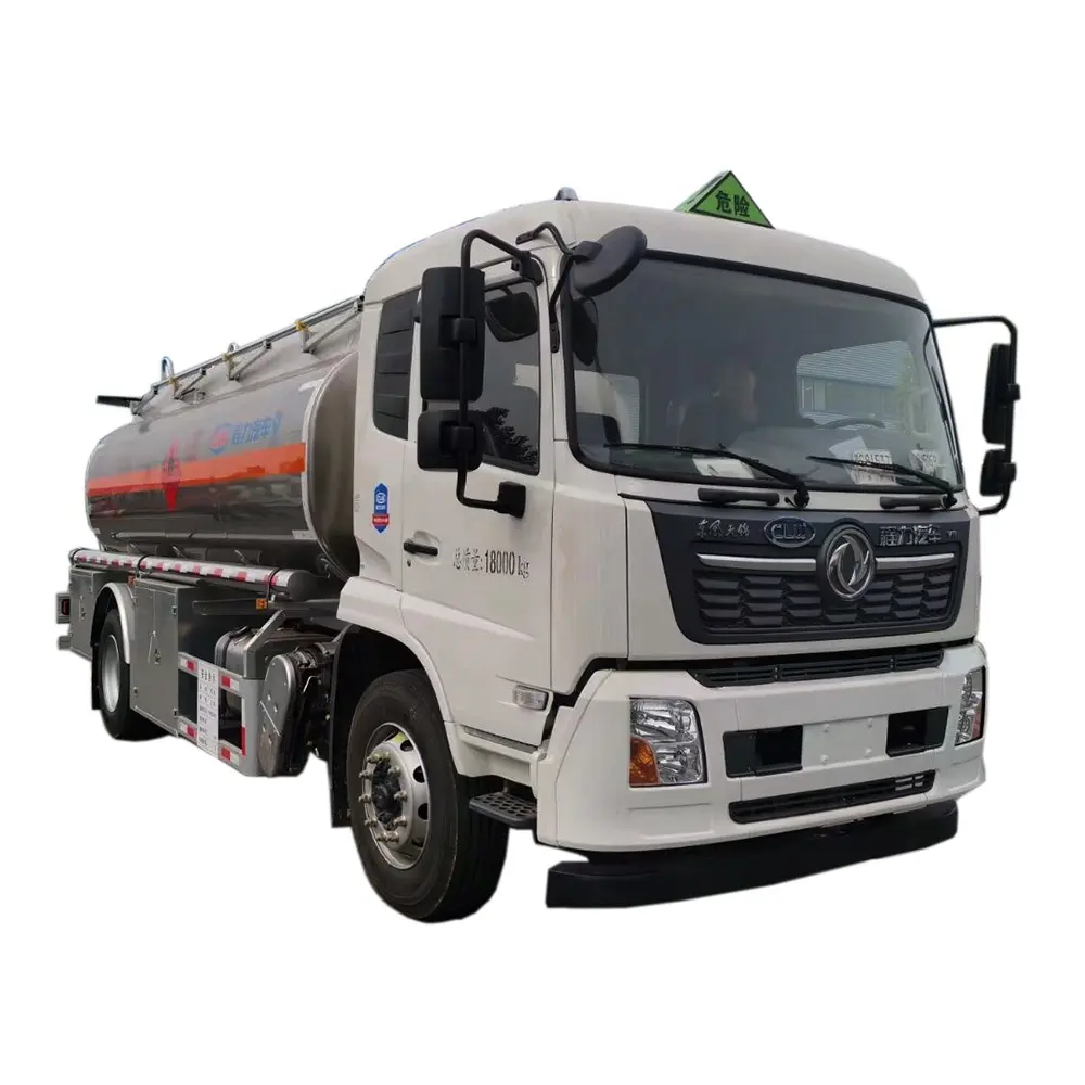 Clw 15000 lít/15 CBM Hợp kim nhôm nhiên liệu tàu chở dầu/pha chế xăng xe tăng xe tải để bán