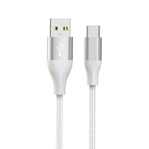 USB a to USB C <strong>Cable</strong> 3A Fast Charging Cotton Braided Type C <strong>Charger</strong> Cord 480Mbps Data Sync Aluminum Case for <strong>Samsung</strong> Xiaomi - Product Image 1