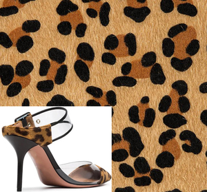 Pelle Sintetica in PVC Ecologica con Motivo Leopardato Stampato per Uso Decorativo su Borse, Scarpe, Valigie, Custodie per Telefoni, Auto - Product Image 3