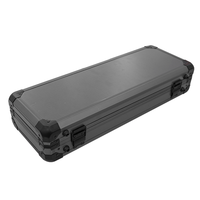 YH Haute qualité 500 pièces Étui à jetons de poker en aluminium noir avec serrure