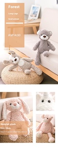 Peluche per animali domestici gambe lunghe piccoli animali modellanti <span class=keywords><strong>cane</strong></span> morso interattivo morbido compagno di grandi dimensioni giocattoli possono essere personalizzati - Product Image 4