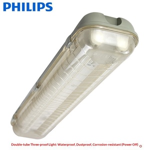Kit complet LED triple protection étanche TCW069/18W/28W/36W pour <span class=keywords><strong>tube</strong></span> <span class=keywords><strong>fluorescent</strong></span> simple ou double <span class=keywords><strong>4000K</strong></span>/6500K à usage résidentiel - Product Image 2