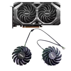 พัดลม GPU ขนาด 87 มม. รุ่น PLD09210S12HH สำหรับการ์ดจอ <span class=keywords><strong>Msi</strong></span> Radeon Rx <span class=keywords><strong>5600</strong></span> <span class=keywords><strong>Xt</strong></span> 5700 5700 <span class=keywords><strong>Xt</strong></span> Mech - Product Image 1