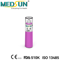 Lancettes médicales de sécurité à ressorts doubles à usage unique, activées par le contact, 21G 23G 25G 26G 28G 30G (100 pièces/boîte)