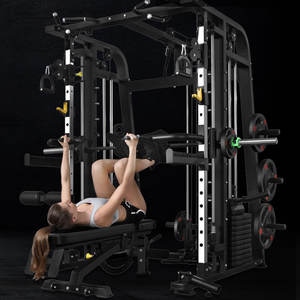 Rack per Squat Commerciale per Allenamento di Forza Smith Machine Attrezzatura da Palestra Multifunzionale Macchina Multifunzione - Product Image 6