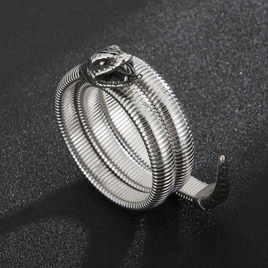 <span class=keywords><strong>Bracelet</strong></span> extensible pour homme en acier inoxydable 316 personnalisé, serpents vintage, <span class=keywords><strong>bracelet</strong></span> manchette <span class=keywords><strong>serpent</strong></span> pour homme - Product Image 4