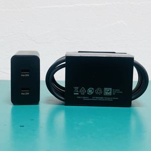 อะแดปเตอร์ไฟคู่50วัตต์ที่ชาร์จติดผนัง<span class=keywords><strong>2</strong></span>พอร์ตสายชาร์จเร็วสุด<span class=keywords><strong>2</strong></span>.0 T5020พลังงานสแตนด์บายต่ำสำหรับโทรศัพท์ Samsung Galaxy - Product Image 3