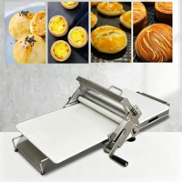 Machine à pâte manuelle portable et efficace pour feuilletage de pâte feuilletée, modèle de table pour croissants, laminoir manuel pour pâtisserie