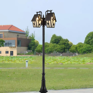 Venta al por mayor de fábrica, luces LED de aluminio para exteriores con energía solar y CA para jardín y paisaje, IP65 a prueba de agua con sensor de luz - Product Image 3