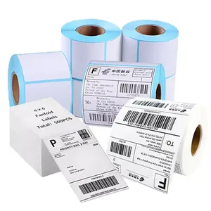 Hot Sale A6 4" X 6" Self Adhesive Printer Direct Thermal Shipping Sticker Thermal Printing Shipping Labels